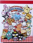 Sanrio Characters American Diner Mini Memo Pad Made in Japan My Melody Pochacco
