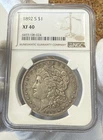 1892-S Morgan Silver Dollar Key Date NGC XF 40