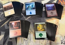 200 Magic the Gathering Basic Land - 40 of each Modern Sets - MTG LOT