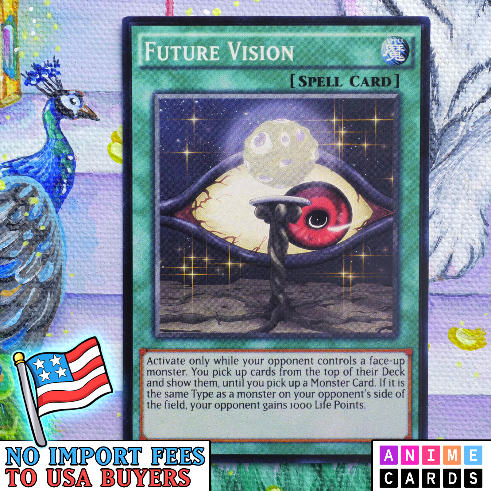 Tarjeta HOLO EFECTO ANIME FUTURE VISION