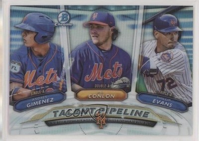 2018 Bowman Talent Pipeline Phillip Evans PJ Conlon Andres Gimenez #TP-NYM 0w7