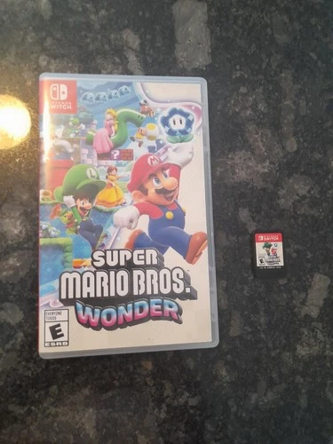 Super Mario Bros Wonder Video Game (Nintendo Switch) Complete with Case
