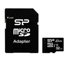 Silicon Power Elite 32GB MicroSD Card with Adapter
