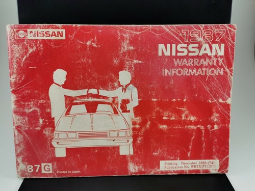 1987 Nissan Pulsar NX Owner's Manual & Bilingual French English '87 N13-J + extr - Picture 3 of 3