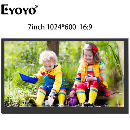 EYOYO 7 Inch Mini Monitor 1024x768 Resolution TFT LCD Screen With VGA HD Input - Picture 2 of 13
