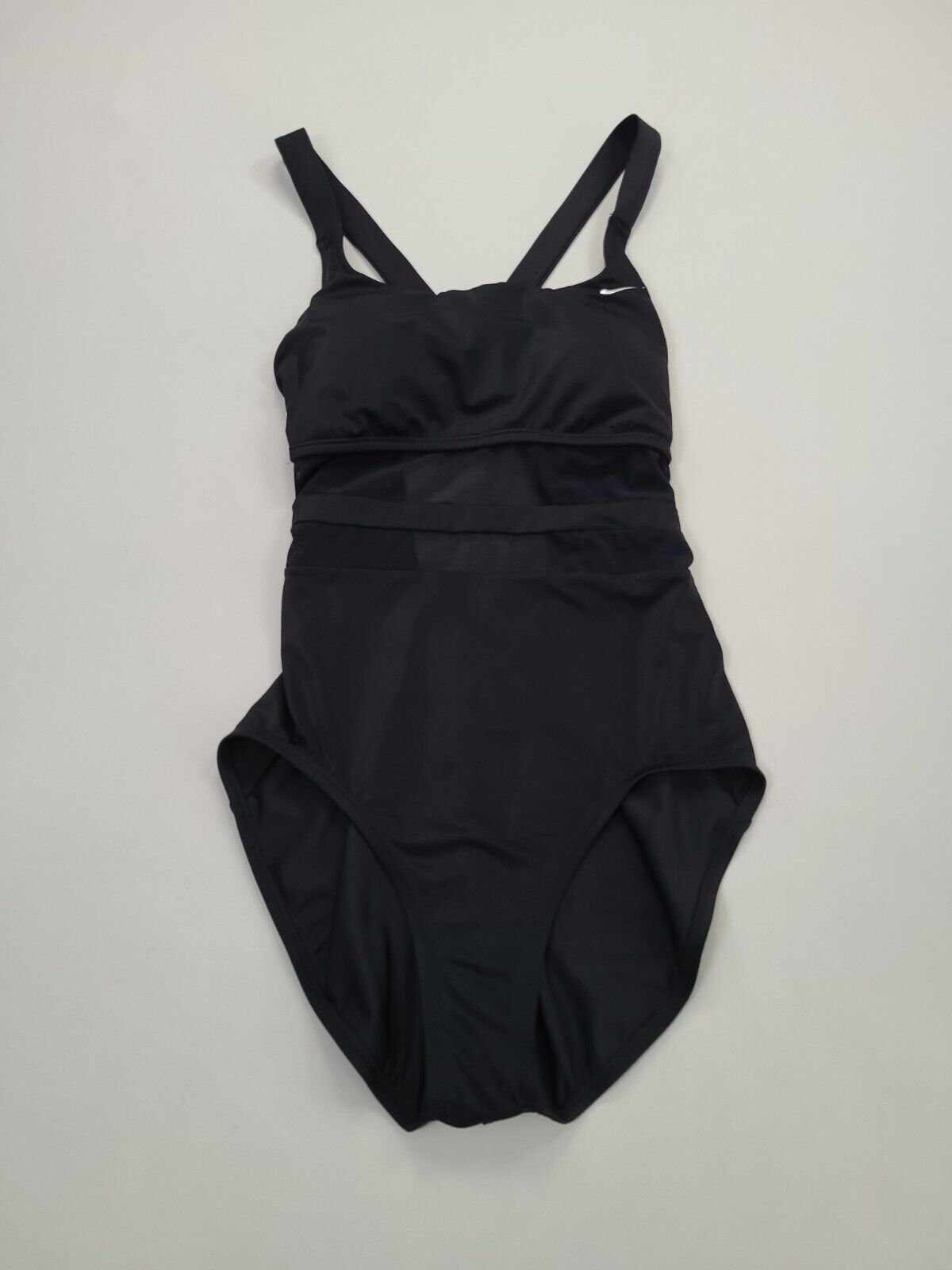 Nike Swim Suit Womens Large Black Bathing Suit Oc… - image 1