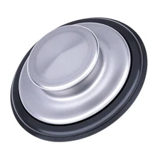 Stainless Steel Sink Drain Stopper for 3-Bolt Garbage Disposal, Fits 3.5" Drains