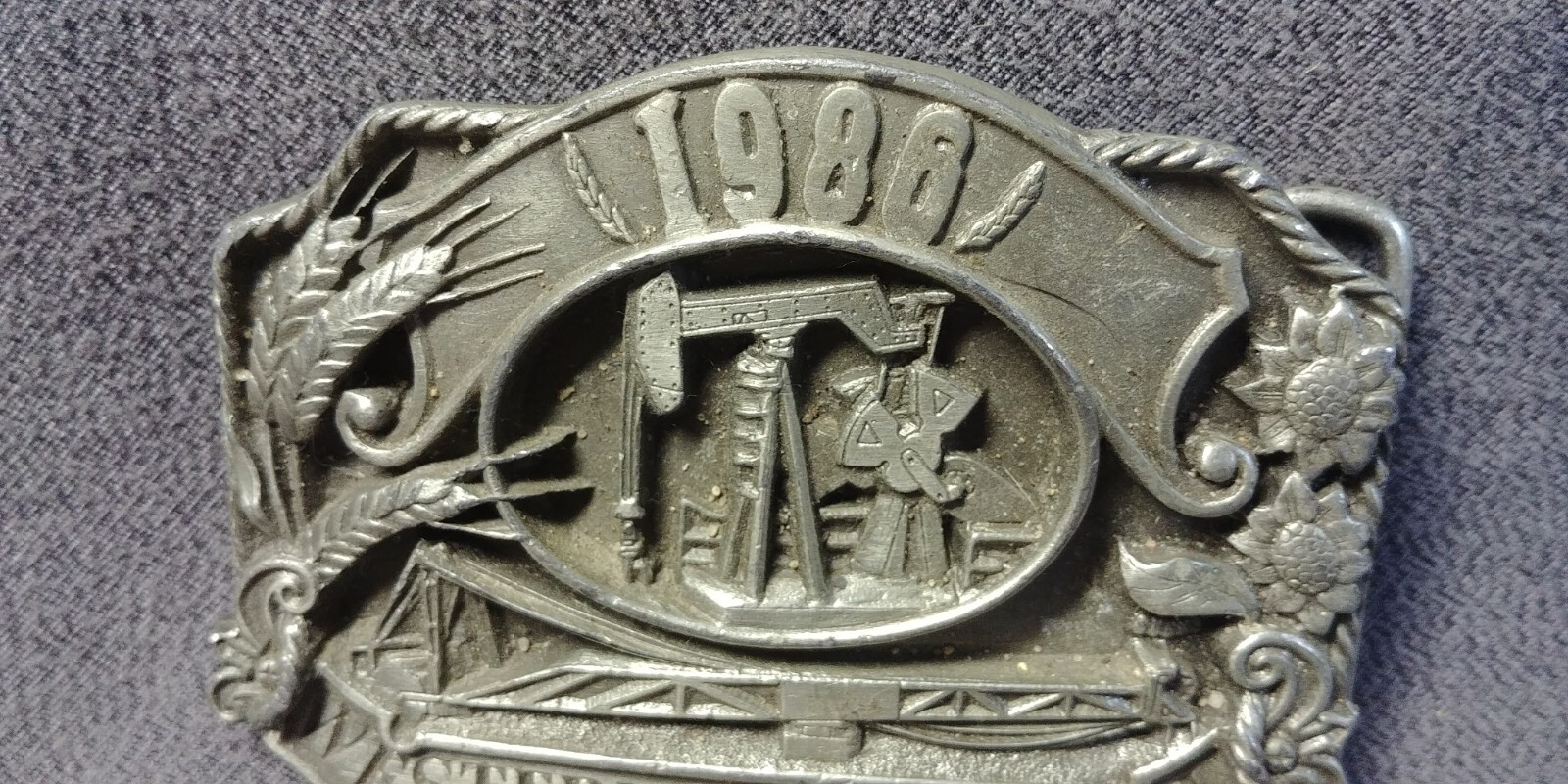 1986 Western Kansas Oil Hays Mall Pump Wheat Sunflowe… Gem