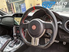 CARBON LEATHER Steering Wheel Red Line for 12-16 TOYOTA 86 Subaru BRZ ZN6