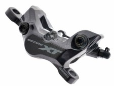 Shimano Deore XT BR-M8120 4-Piston Disc Brake Caliper w/ N04C Metal Fin Pads set