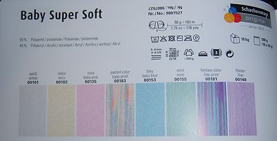 75  /1 kg Baby Smile Super Soft Schachenmayr 50 g Babywolle Strickgarn