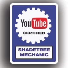 Certified Mechanic YouTube Vinyl Decal – Funny ASE Toolbox Bumper Sticker