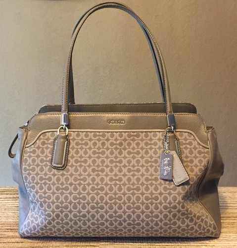 authentic coach op art needlepoint kimberly carryal