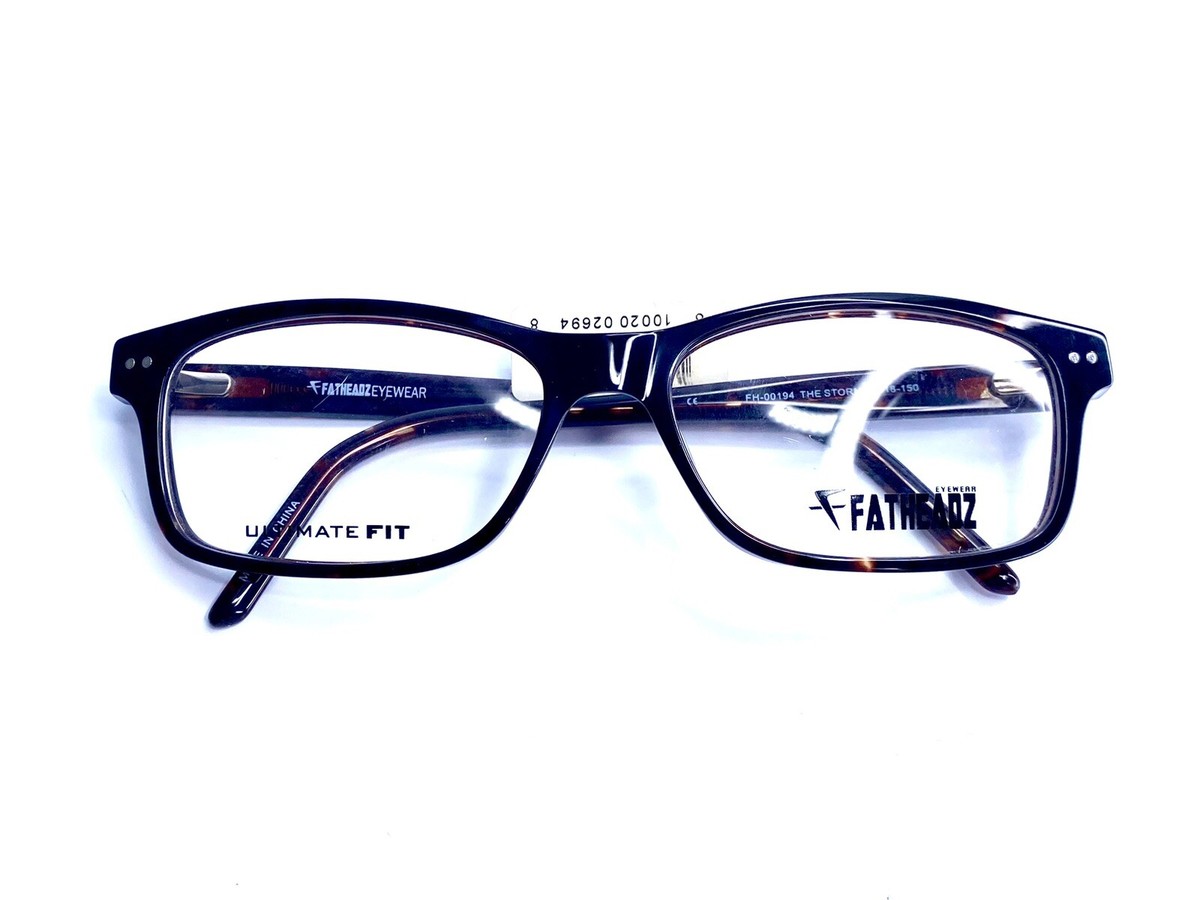New Fatheadz Tortoise Rectangular Frame Eyeglasses FH-00194 New Fatheadz Tortoise Rectangular Frame Eyeglasses FH-00194