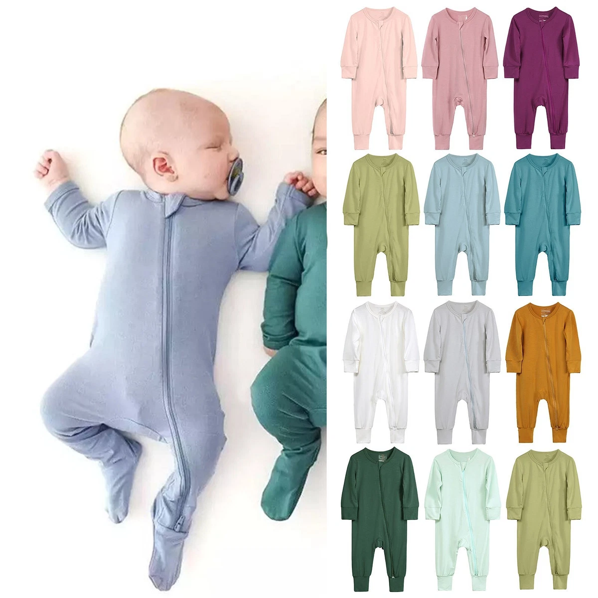 Footless pajamas baby deals