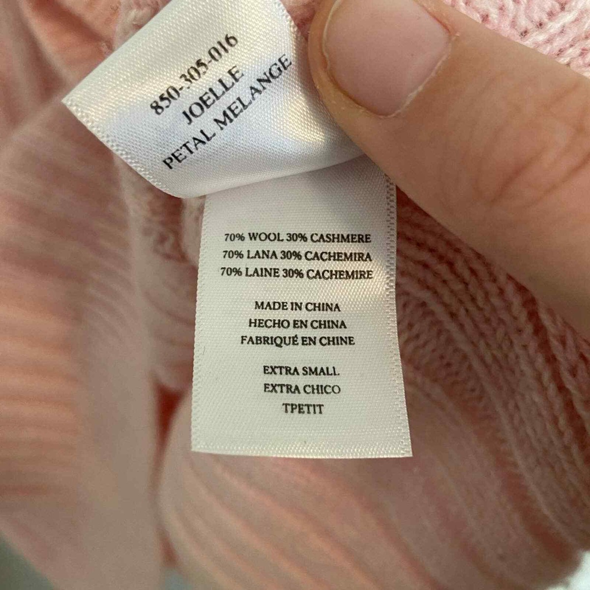RAILS Pink Joelle Ribbed Petal Melange Sweater View 2