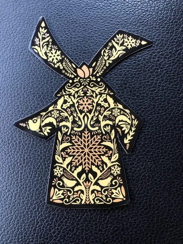 DUTCH Bros STICKER Decal SNOWFLAKE 2019 WINDMILL Rare HTF Coffee HOLIDAY