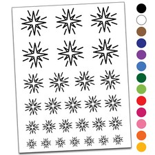 Shining Star Temporary Tattoo Water Resistant Set