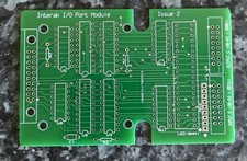 Modulo porta I/O PCB per il sistema informatico Z80 Interak