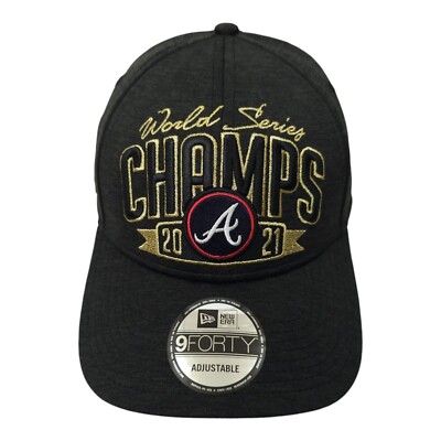 Atlanta Braves Snapback Hat MLB 2021 World Series Champs Cap
