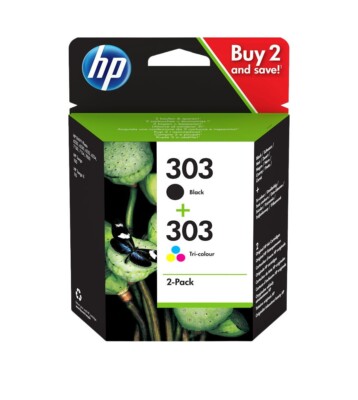 HP 303XL Black Ink Cartridge Original T6N04AE - Ltd