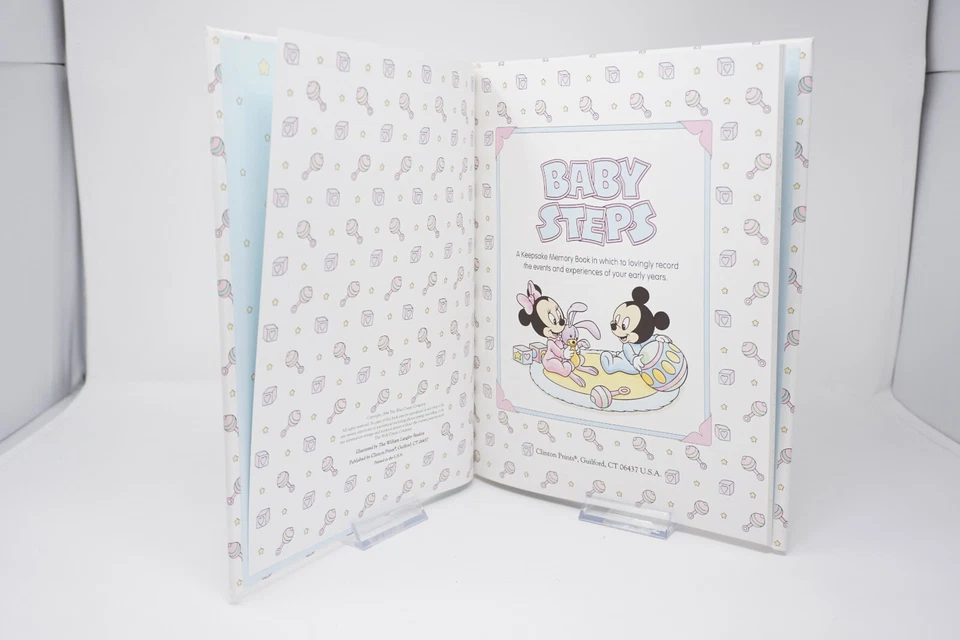 Disney Mickey & Minnie Baby Steps: A Disney Baby Record Keepsake Memory Book Foto 4 de 4