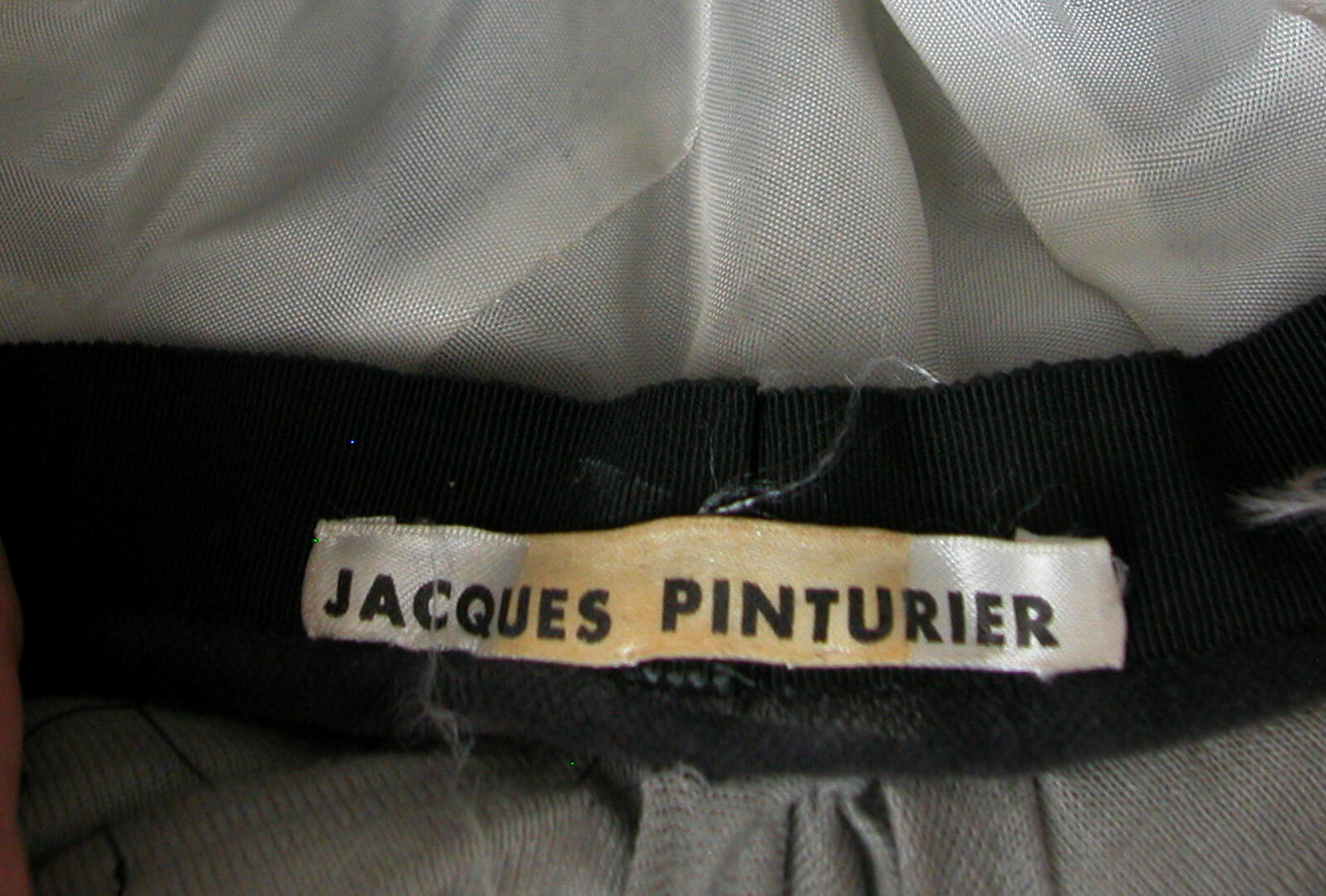 A Vintage 1970'S Fashion Hat Designed And Produced By Known Jacques Pinturier(m) image 4