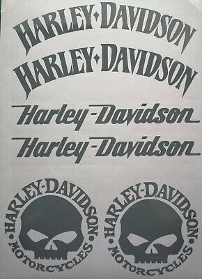 Bild 3 Harley Davidson Retro Logo Aufkleber in Div.Farben 14 ×6.7 cm.Top