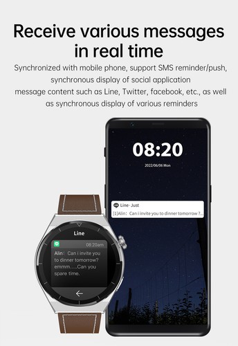 Smart Watch Men Bluetooth Call Smartwatch Women Smart Watch Sleep Monitoring - Picture 5 of 18