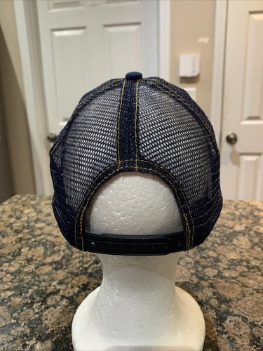Navy Blue Angels denim dad hat cap Trucker Quality Pilot Jet Formation Mesh - 第 3/8 張圖片