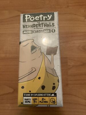 Poetry For Neanderthals Word Game by Exploding Kittens 