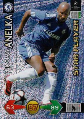 Panini Adrenalyn XL Card Champions League 2009/2010 Nicolas Anelka Chelsea Star