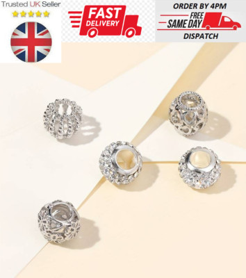 Fünf Charm Zwischenring Perlen Pave Melone Herzen Blumen Kombination Zum Selbermachen Armband