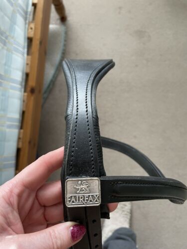 Fairfax Grackle Bridle Superb Condition Black Full Head Piece - Picture 1 of 9