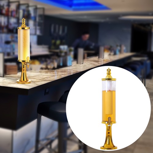 Dispenser Torre Birra 3L con Colonna Ghiaccio LED Dispenser Bevande Festa per Camper - Foto 11 di 11