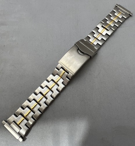 Good Quality Twotone Stainless Steel 20 mm Watch Bracelet 45C20_K0023401 main image 0
