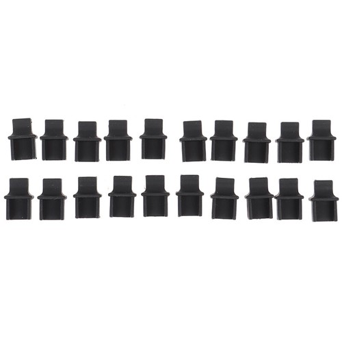 20pieces RJ45 Network Port Protective Rubber Cover Network Connector End Cap.bf - Afbeelding 8 van 12