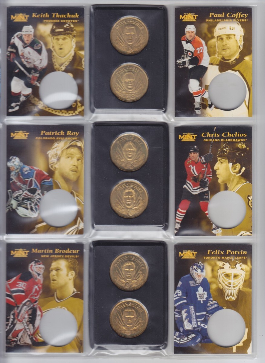 NHL コレクション・ピン・セット 1996-97 PINNACLE HOCKEY BRASS COIN SET 1-30 DIECUT JAGR