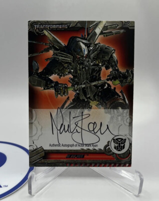 2013 Transformers: Revenge of the Fallen Auto Mark Ryan #MRTA Signed Card