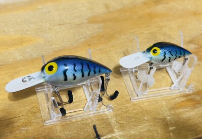 Leurre de pêche vintage STORM Pre-Rapala WIGGLE WART, Mett.Argent