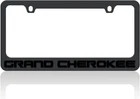 Jeep Grand Cherokee Black Zinc Alloy Steel License Plate Frame