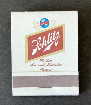 Schlitz Beer Matchbook and Matches Milwaukee MN