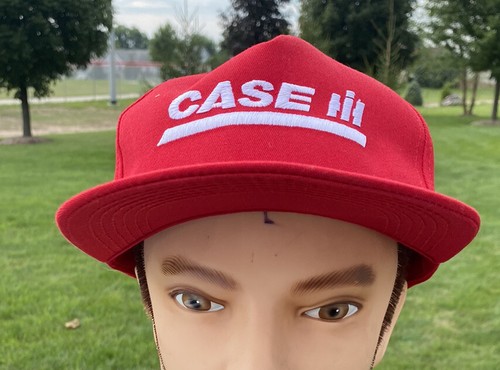 CASE IH FLAT BILL SNAP BACK HAT CAP | eBay