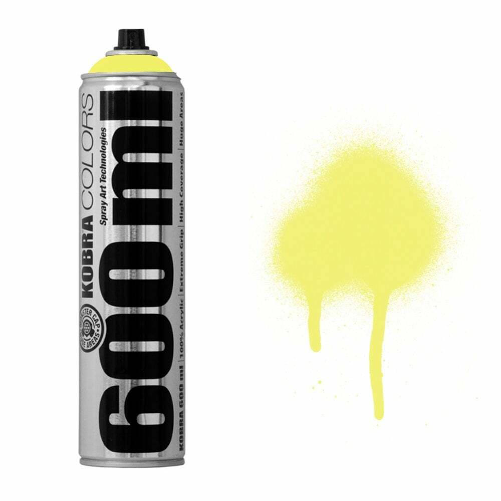 Kobra Spray Paint Acrylic Matt High Pressure 22 Colours 600ml