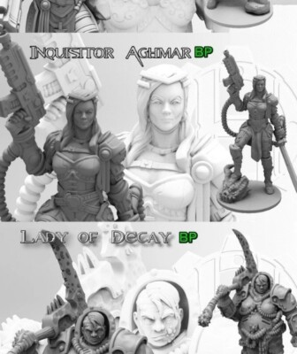 Hersey Lab Sci-Fi Hersey Girls Miniatur Set Kickstarter 2018 