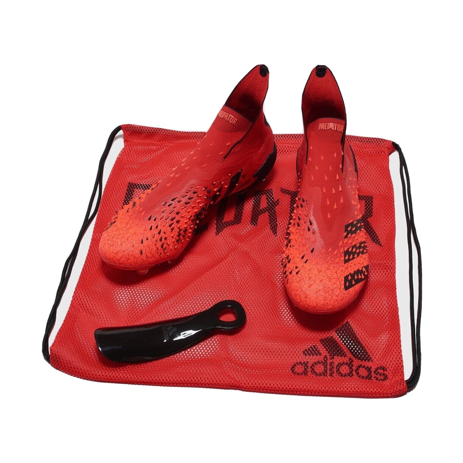 adidas PREDATOR FREAK + FG Red Boots Cleats Soccer Football Shoes New Men  Size | eBay