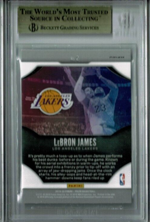 【希少】2019-20 Lebron James HYPER PRIZM 2019-20 Panini Prizm Lebron James Get Hyped Lakers No. 2 | eBay