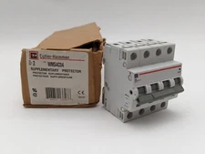 Cutler Hammer WMS4C04 Circuit Breaker 4 Amp 4 Pole 415 VAC DIN Rail Mount WMS