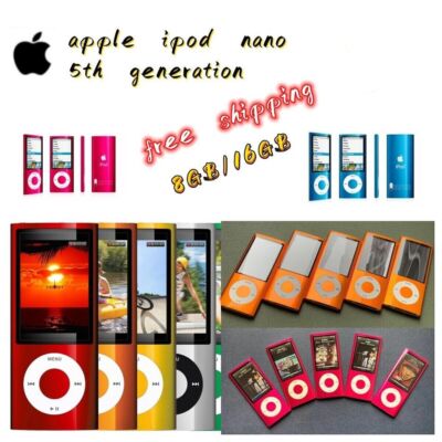 iPod nano 2台セット Apple iPod Nano 2nd 3rd 4th 5th 6th 7th 2GB 4GB 8GB 16GB All