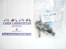 Lambretta casa series 1/2 steering lock and keys.